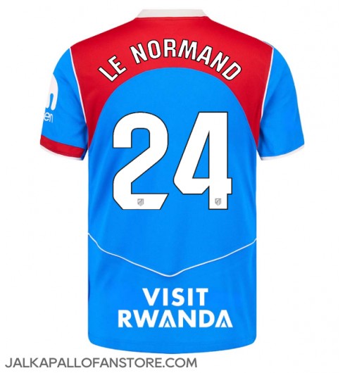 Atletico Madrid Robin Le Normand #24 Kolmaspaita 2025-26 Lyhythihainen Atletico Madrid Robin Le Normand #24 Kolmaspaita 2025-26 Lyhythihainen